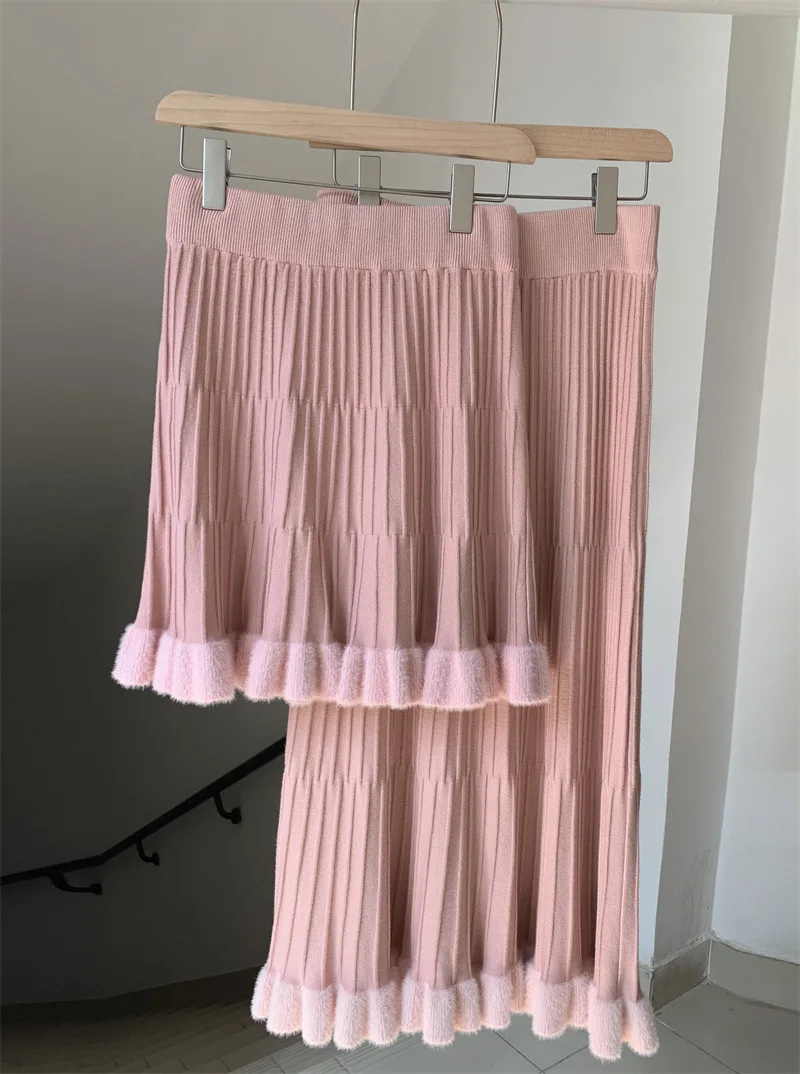 Ootddress High Waist Ruffled Pleated Skirts Women Solid Autumn Elegant Long Skirt Loose Pleated Ribbed Casual Ladies Maxi Skirt 23 Ootddress High Waist Ruffled Pleated Skirts Women Solid Autumn Elegant Long Skirt Loose Pleated Ribbed Casual Ladies Maxi Skirt