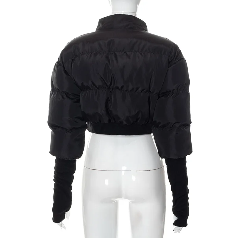 Ootddress Winter Parkas Coats Women Long Sleeve Zipper Puffer Jacket Black High Collar Down Warm Coat Streetwear Clothing 24 Ootddress Winter Parkas Coats Women Long Sleeve Zipper Puffer Jacket Black High Collar Down Warm Coat Streetwear Clothing