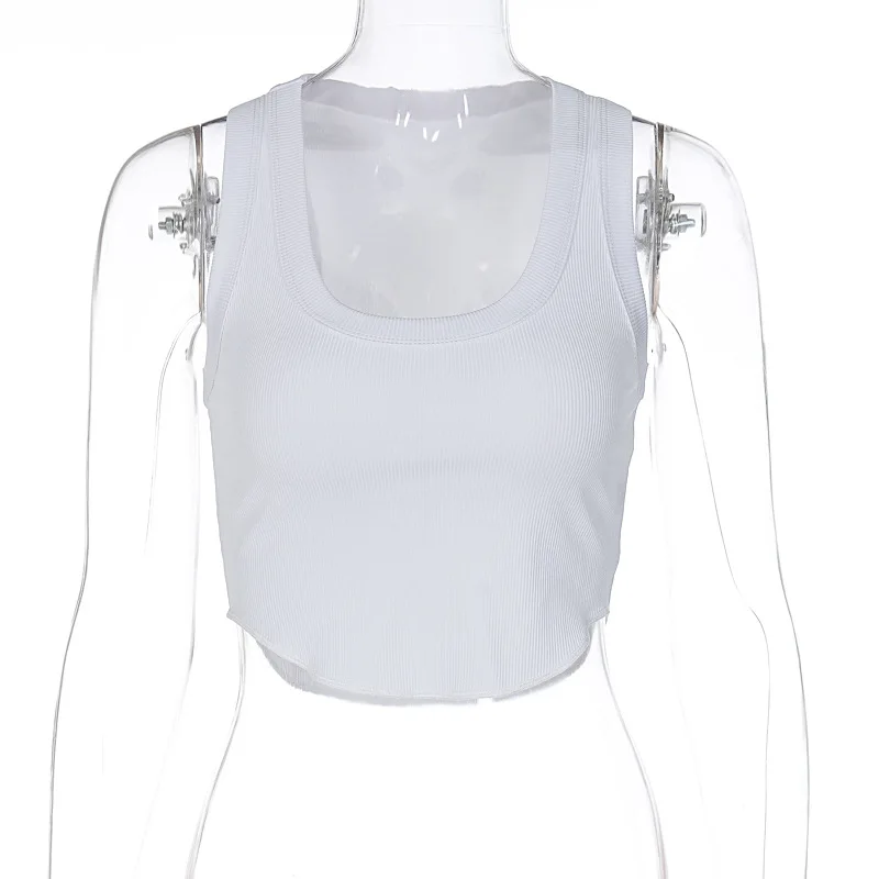 Ootddress Female Slim Patchwork Tank Top Sleeveless Casual White Y2k Top Slim Inner Basic Summer Vest Sexy For Women Crop top Vest 16 Ootddress Female Slim Patchwork Tank Top Sleeveless Casual White Y2k Top Slim Inner Basic Summer Vest Sexy For Women Crop top Vest