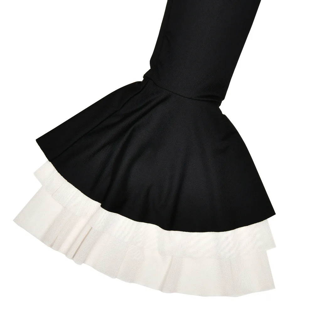 Ootddress Elegant Long Flared Sleeve Elastic Tight Women Two-piece Set Autumn/Winter New 2025 Sexy Party Club Evening Dress 37 Ootddress Elegant Long Flared Sleeve Elastic Tight Women Two-piece Set Autumn/Winter New 2025 Sexy Party Club Evening Dress