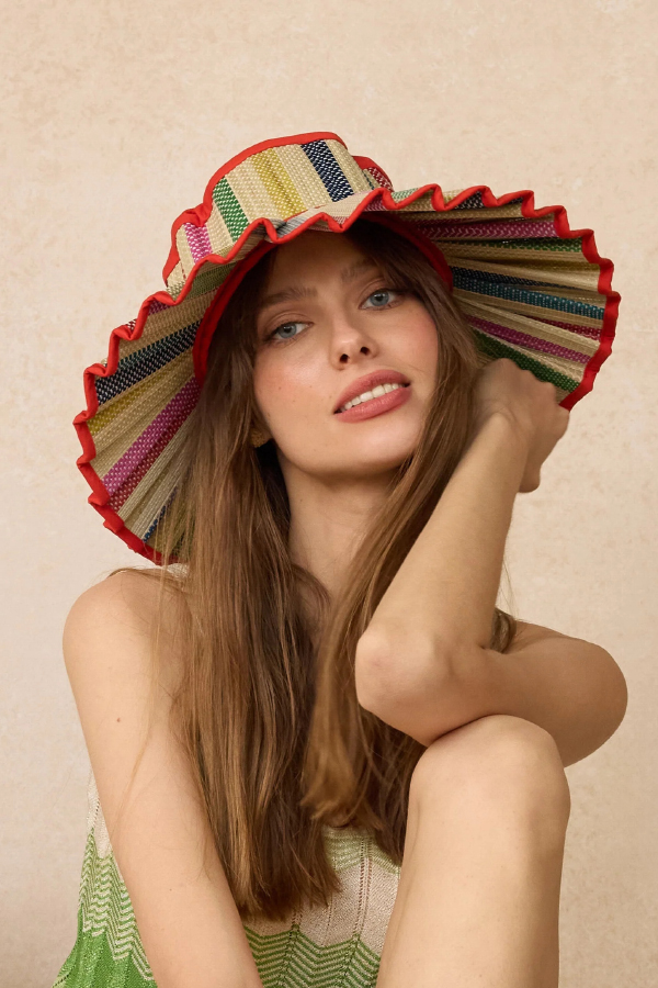 Stylish Foldable Sun-protective Woven Casual Straw Hat