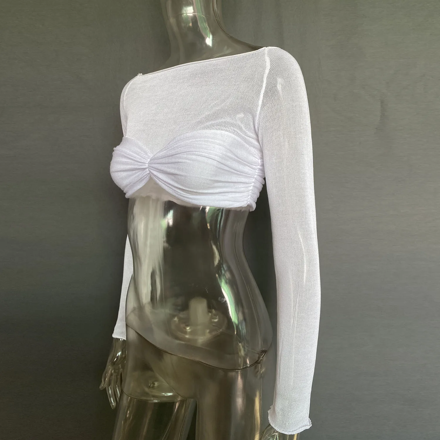 Ootddress Sheer Sexy Bodysuit Lingerie Mesh See-Through Body Tops Women 2025 New Long Sleeve Twist Wrap Backless Top Tees Bodysuits 13 Ootddress Sheer Sexy Bodysuit Lingerie Mesh See-Through Body Tops Women 2025 New Long Sleeve Twist Wrap Backless Top Tees Bodysuits