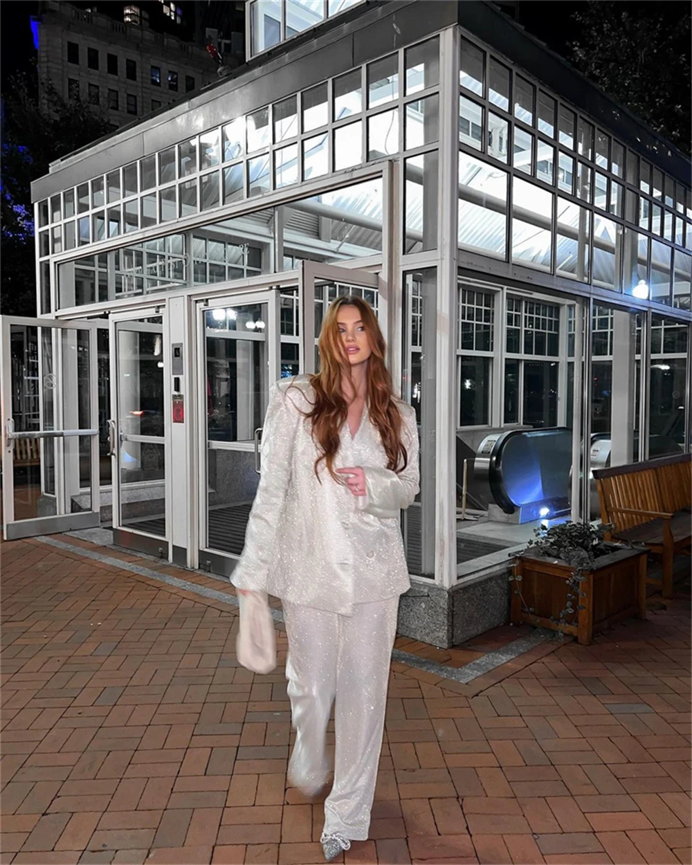 Ootddress Party Sliver Glitter Three Piece Blazer Sets For Women Fashion Clubwear Sparkly Bra And Pants 2 Piece Mathcing Set New 16 Ootddress Party Sliver Glitter Three Piece Blazer Sets For Women Fashion Clubwear Sparkly Bra And Pants 2 Piece Mathcing Set New