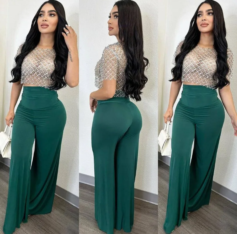 Ootddress Mesh Splice Sequins Cover-up Women Sexy See Through Short Sleeve Crop Tops Ladies 2025 Party Beach Shirts Cover Up Femme