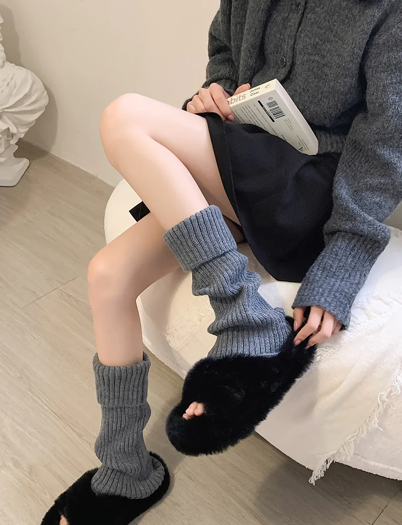 Ootddress Knitted Loose Socks For Women 2025 New Autumn Winter Warm Solid Leg Warmer Girl Korean Casual Lovely Knitwear Socks Woman 18 Ootddress Knitted Loose Socks For Women 2025 New Autumn Winter Warm Solid Leg Warmer Girl Korean Casual Lovely Knitwear Socks Woman