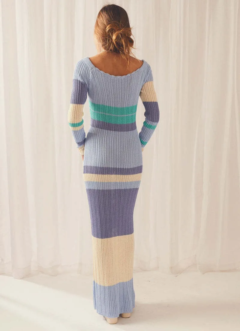 Ootddress Hollow Out Knitwear Striped Maxi Dress For Women Contrast High Waist Long Sleeve Elegant Holiday Autumn Long Dress Female 18 Ootddress Hollow Out Knitwear Striped Maxi Dress For Women Contrast High Waist Long Sleeve Elegant Holiday Autumn Long Dress Female