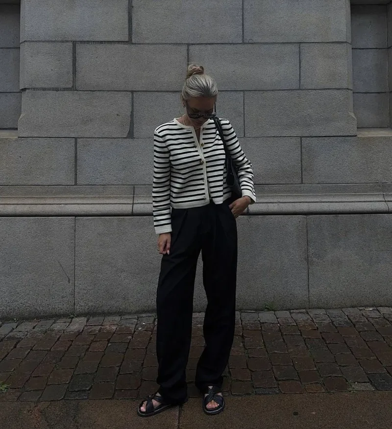 Ootddress Knitted Shorts 2 Piece Sets Womens Outfits Casual Loose Cardigan Sweater Woman Winter Street High Waist Short Suits Women