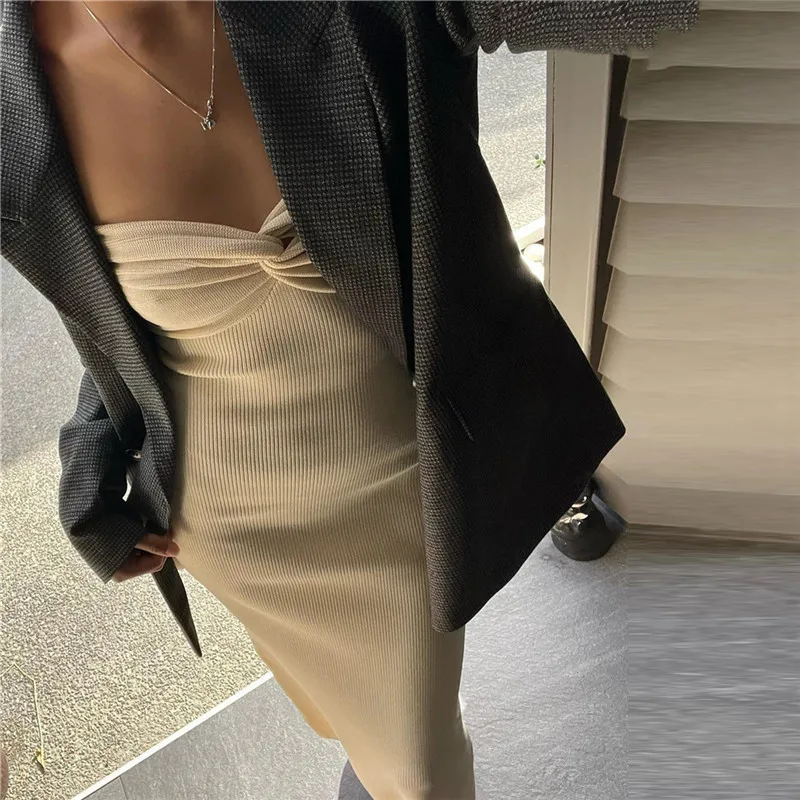 Ootddress Strapless Knit Maxi Dresses For Women Summer Beach Party Bodycon Dress Off-Shoulder Twist Knitting Evening Backless Dress 20 Ootddress Strapless Knit Maxi Dresses For Women Summer Beach Party Bodycon Dress Off-Shoulder Twist Knitting Evening Backless Dress