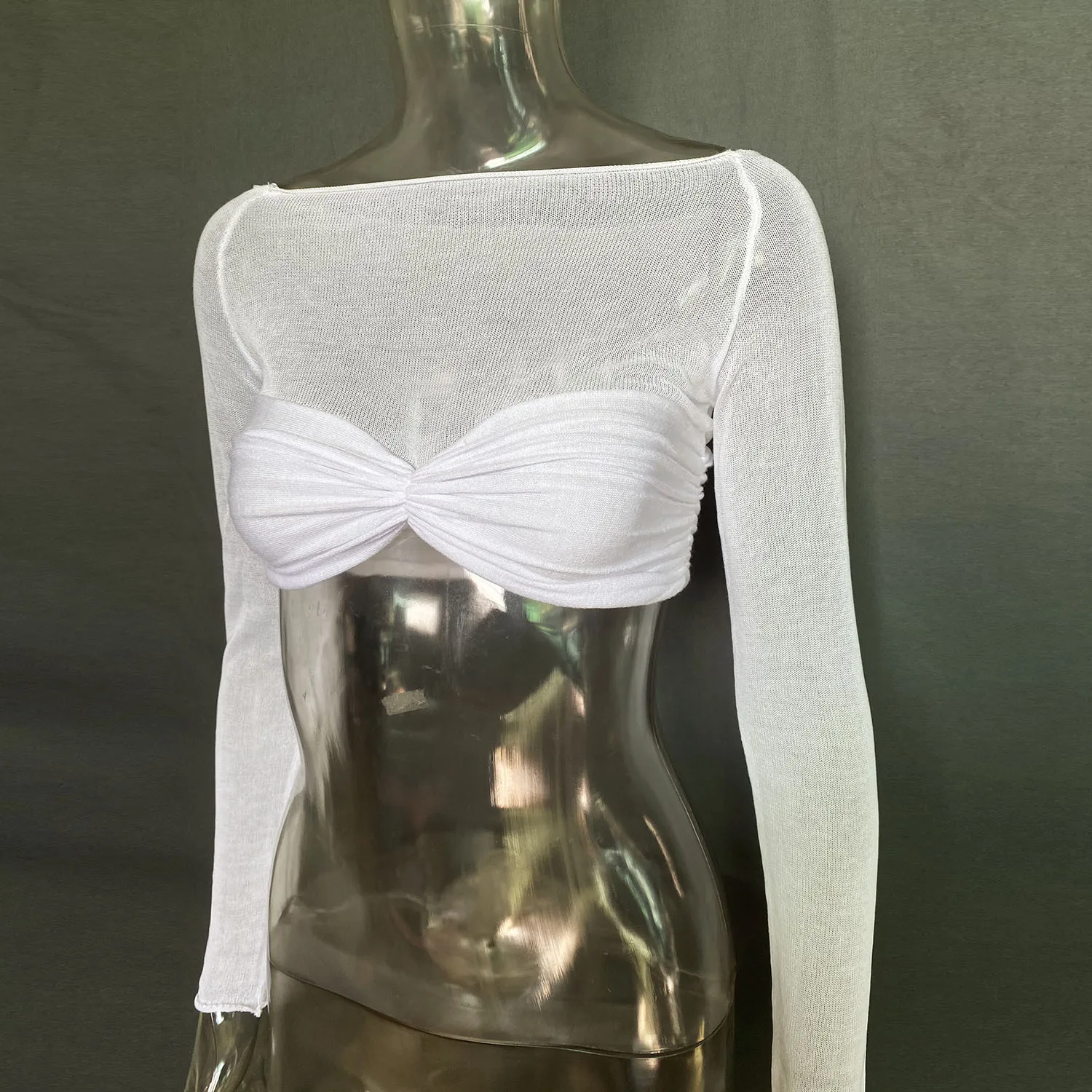 Ootddress Sheer Sexy Bodysuit Lingerie Mesh See-Through Body Tops Women 2025 New Long Sleeve Twist Wrap Backless Top Tees Bodysuits 14 Ootddress Sheer Sexy Bodysuit Lingerie Mesh See-Through Body Tops Women 2025 New Long Sleeve Twist Wrap Backless Top Tees Bodysuits