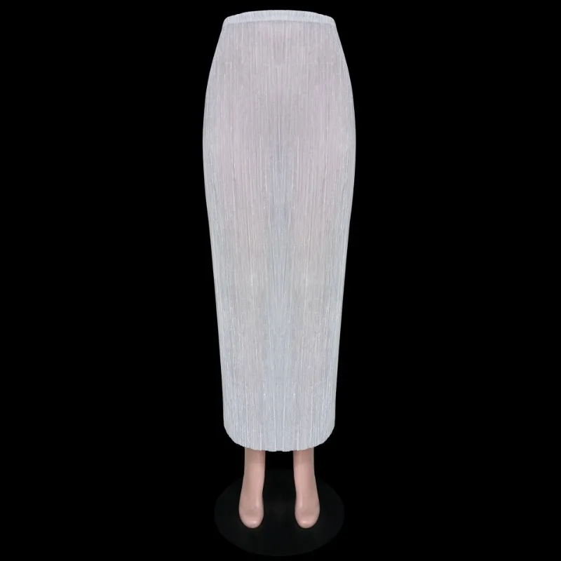 Ootddress See Through Long Skirt For Women High Waist Sexy Hollow Out Skirts Womens Club Fashion Party Hot Girls Faldas De Mujer