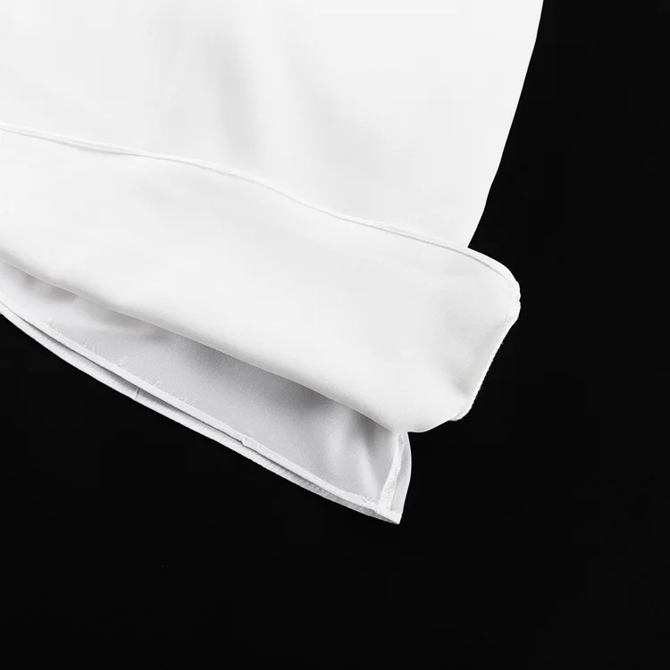 Ootddress White Ruffled Mesh Maxi Dress - High Waist Elegant Patchwork Slim Party Lace-Up Long Dress