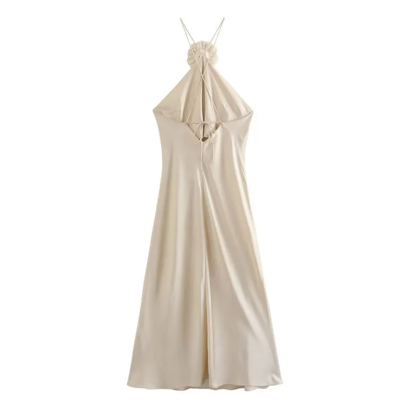 Ootddress Flower Backless Sexy Dress For Women Slim Sleeveless Sundress Party Club Vestidos De Fiesta Elegantes Para Mujer 2025 8 Ootddress Flower Backless Sexy Dress For Women Slim Sleeveless Sundress Party Club Vestidos De Fiesta Elegantes Para Mujer 2025
