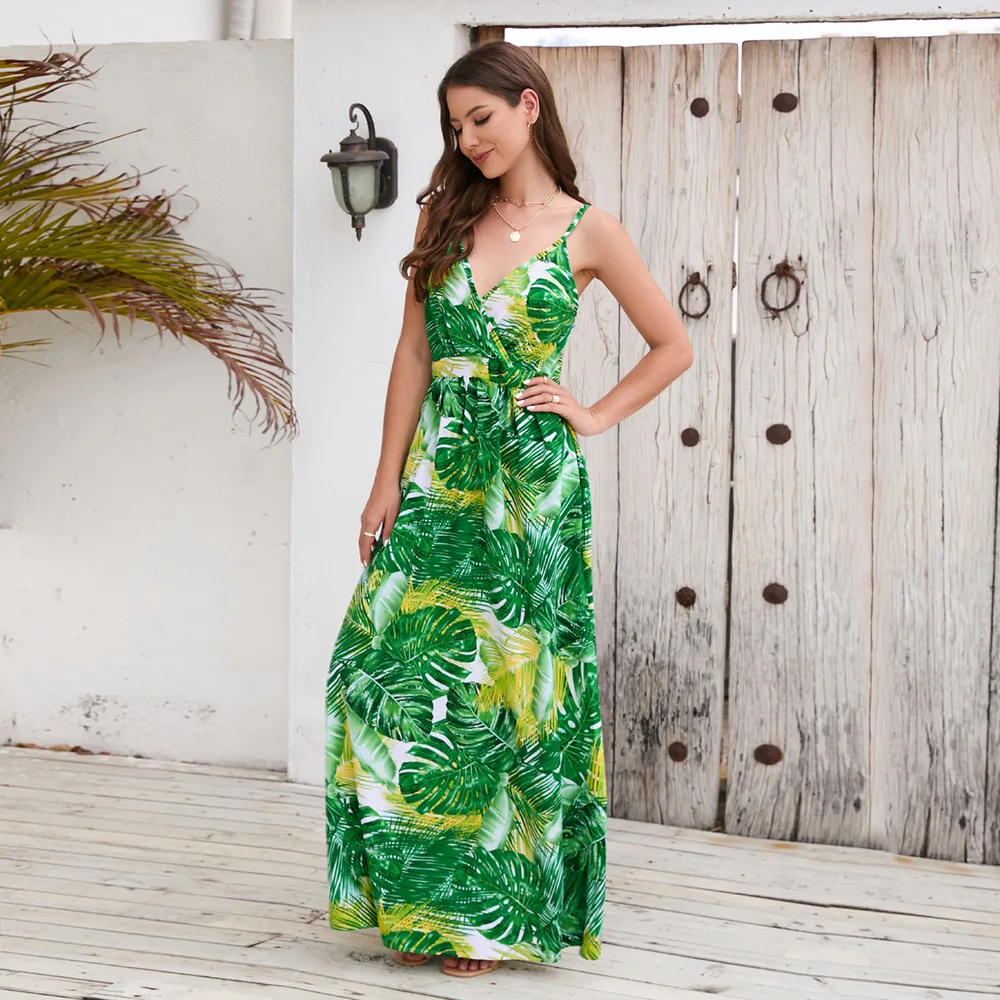 Bohemian Style Print Spaghetti Strap Dresses Women Sexy V-neck Backless Beach Vacation Long Dress Female Vestido 2025 Summer New 8 LQ479-caolv-(2).jpg