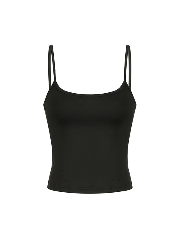 Tight Slimming Solid Color Foundation Cami Top
