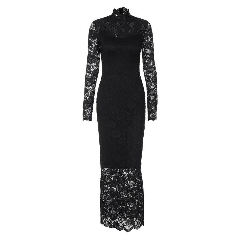Ootddress Elegant Long Sleeved Lace Patchwork Women Long Dress Summer New Fashion Sexy Slim Fit Bodycon Party Evening Dress 17 Ootddress Elegant Long Sleeved Lace Patchwork Women Long Dress Summer New Fashion Sexy Slim Fit Bodycon Party Evening Dress