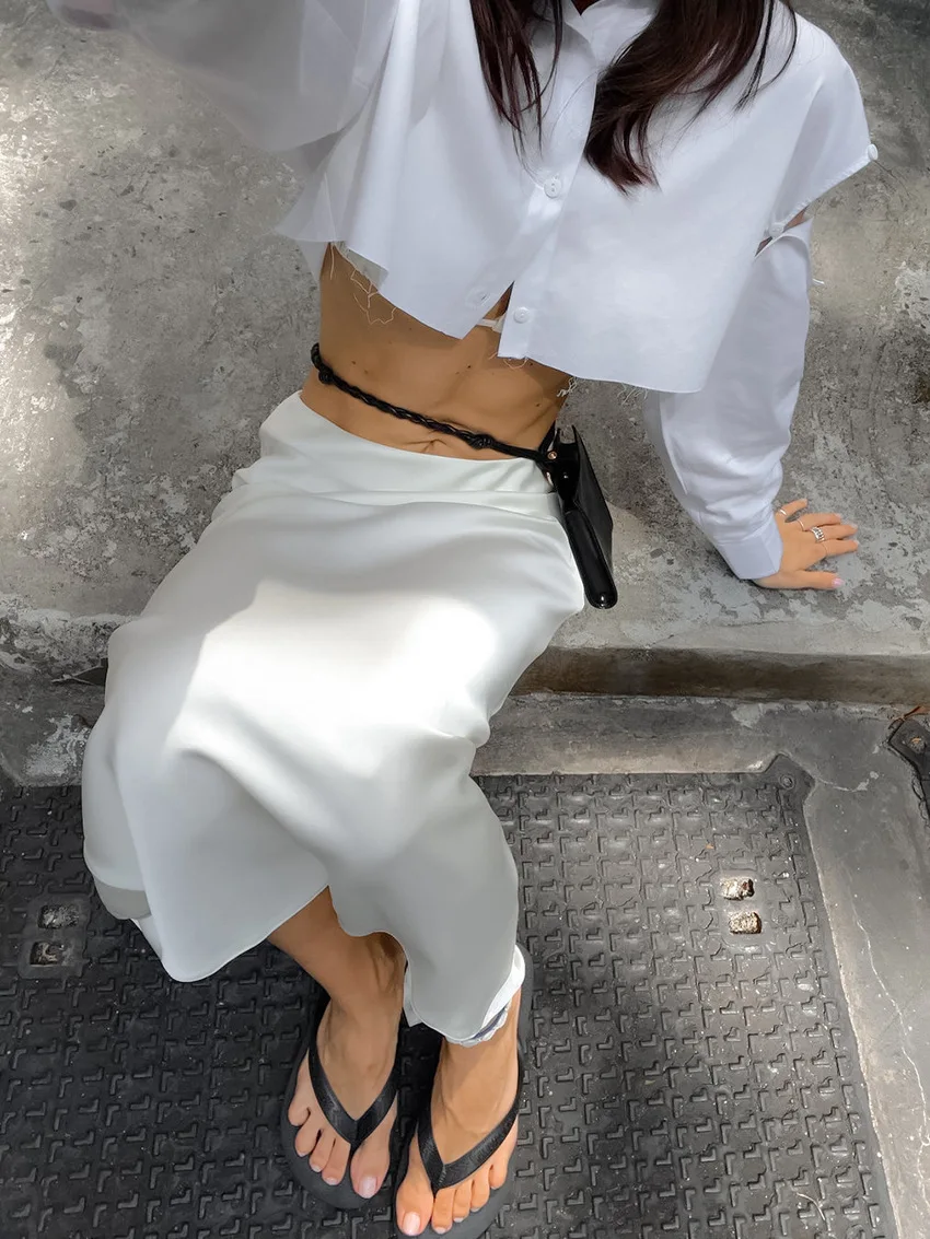 Ootddress Solid Slim Long Skirt With Slit High Waist See Through Casual Maxi Skirts Women's Street Fashion Temperament Skirts Woman 20 Ootddress Solid Slim Long Skirt With Slit High Waist See Through Casual Maxi Skirts Women's Street Fashion Temperament Skirts Woman