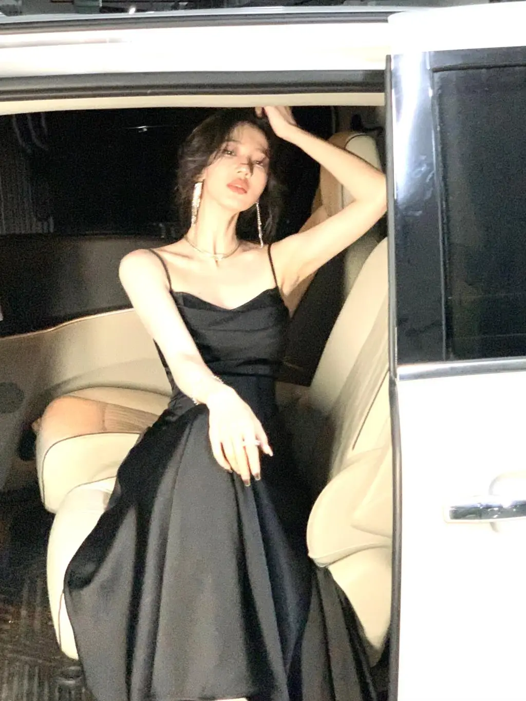 New Summer Satin Midi Dress Women Slim Spaghetti Strap Elegant Party Dresses Wedding Evening Birthday Backless Prom Robe Clothes 26 New Summer Satin Midi Dress Women Slim Spaghetti Strap Elegant Party Dresses Wedding Evening Birthday Backless Prom Robe Clothes