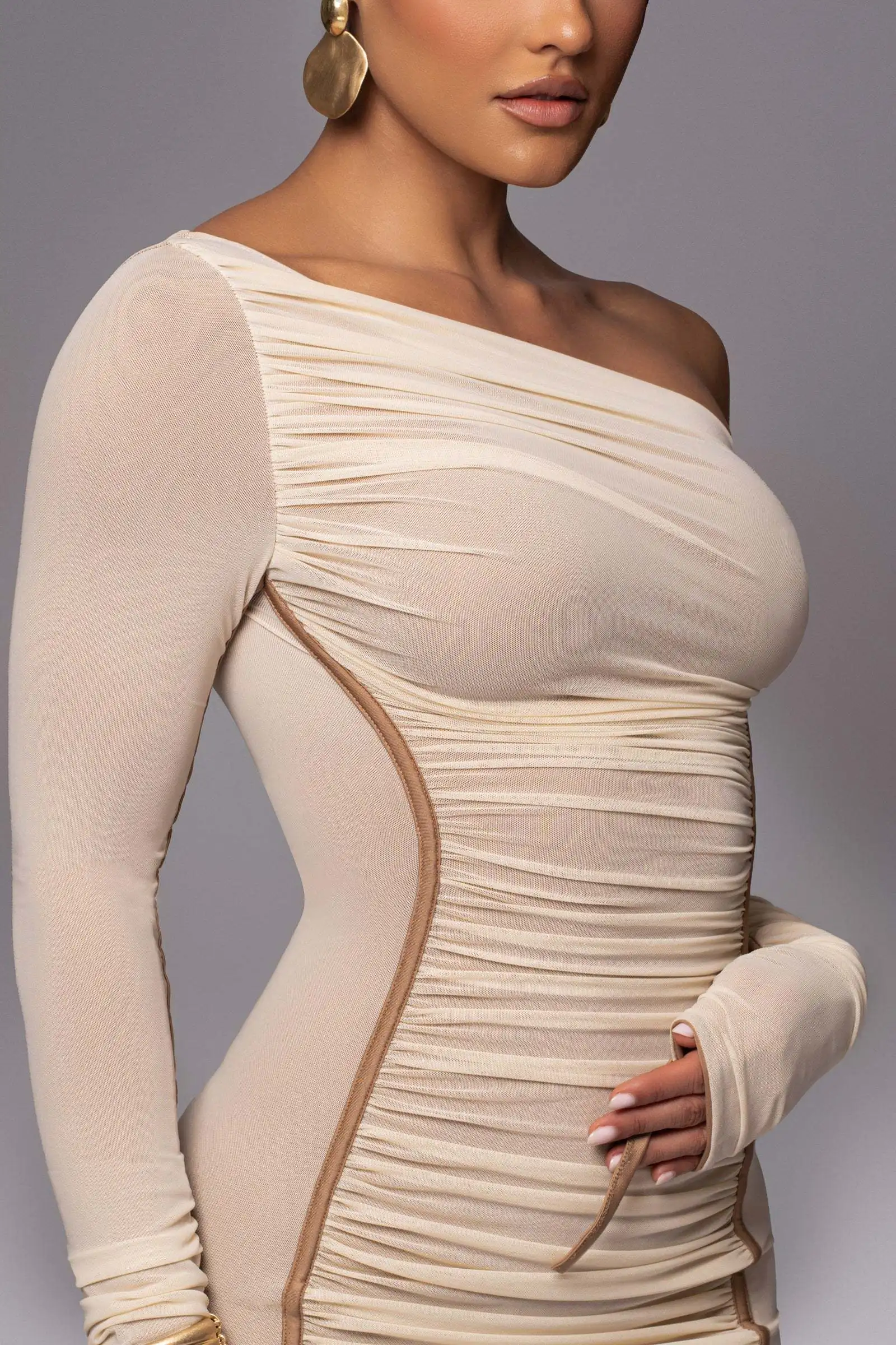04d2256b711559358d34c9f0b5e66ae9bd275f21b024f-SNywlC.jpg Ootddress Elegant Long Sleeved Mesh Patchwork Dress For Women Elastic Tight Double Layered Vestidos Sheath Party Evening Dress