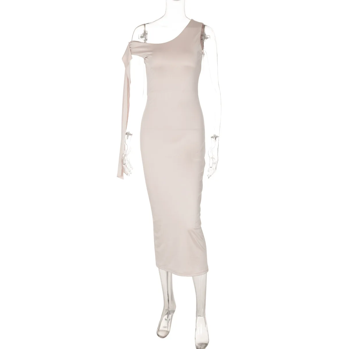 Ootddress Off-Shoulder Patchwork Slim Dress Women's Bandage Sleeveless Backless Fashion Elegant Party Dress New Female Long Dress