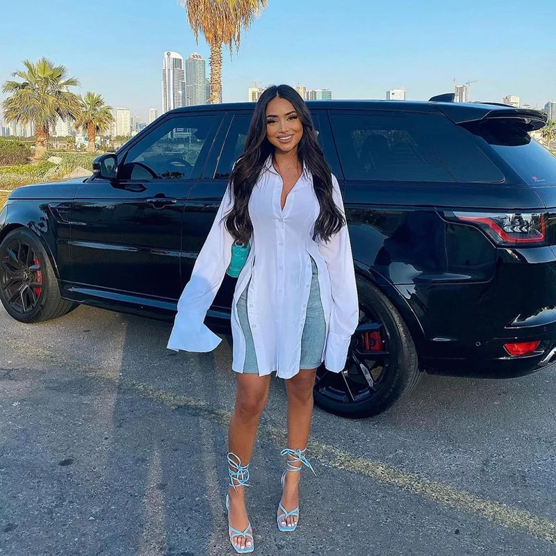 Ootddress Fashion Chic Turn-Down Collar Streetwear Casual Single Breasted Dress 2025 Summer Long Sleeve Shirt Dress For Women 20 Ootddress Fashion Chic Turn-Down Collar Streetwear Casual Single Breasted Dress 2025 Summer Long Sleeve Shirt Dress For Women