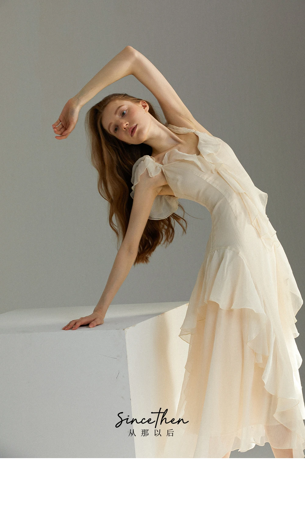 French Elegant Ruffles Midi Dress Women Summer New Sleeveless V-neck Holiday Beach Style A-line Party Prom Robe Vestido Mujer 19 French Elegant Ruffles Midi Dress Women Summer New Sleeveless V-neck Holiday Beach Style A-line Party Prom Robe Vestido Mujer