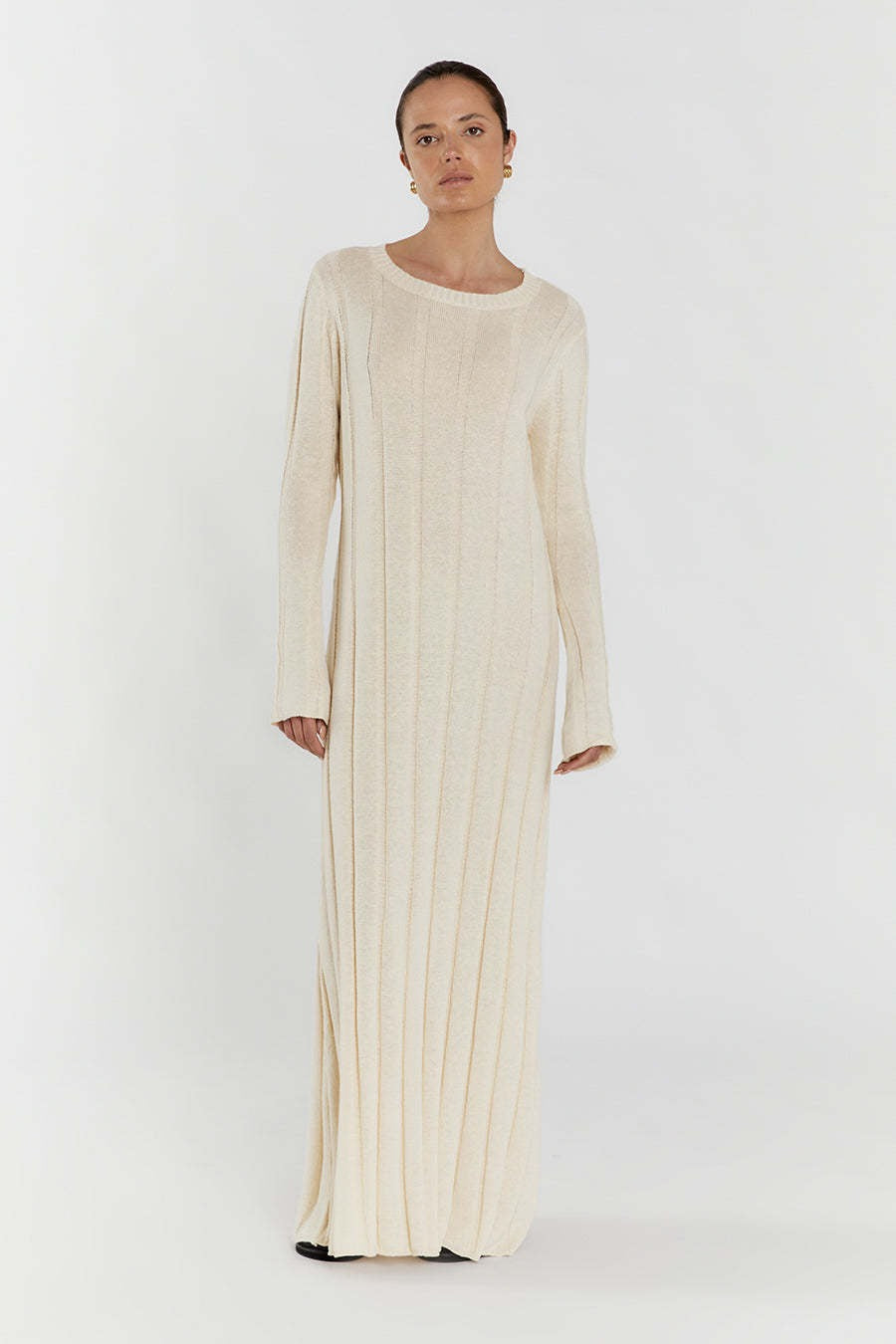 A-Line Maxi Sweater Dress