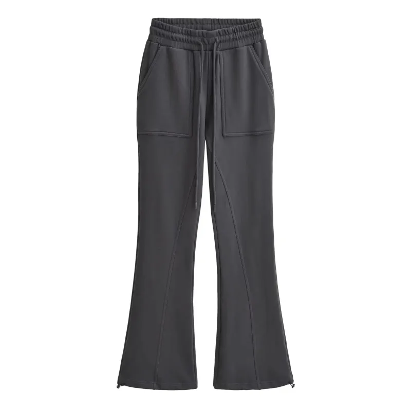 Ootddress Lace Up Loose Cargo Pants Women High Waist Fashion Pocket Baggy Sweatpants Women's Solid Streetweat Woman Autumn 2025 New