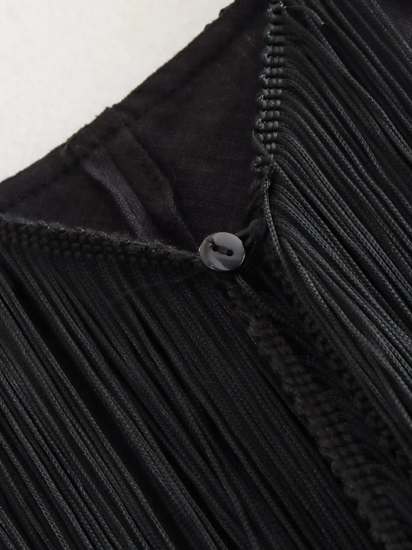 Ootddress Tassel Hollow Out Maxi Skirt Sets Female Black Summer Sexy 2 Piece-Set Backless Lace-Up Crop top And Long Skirt Outfits
