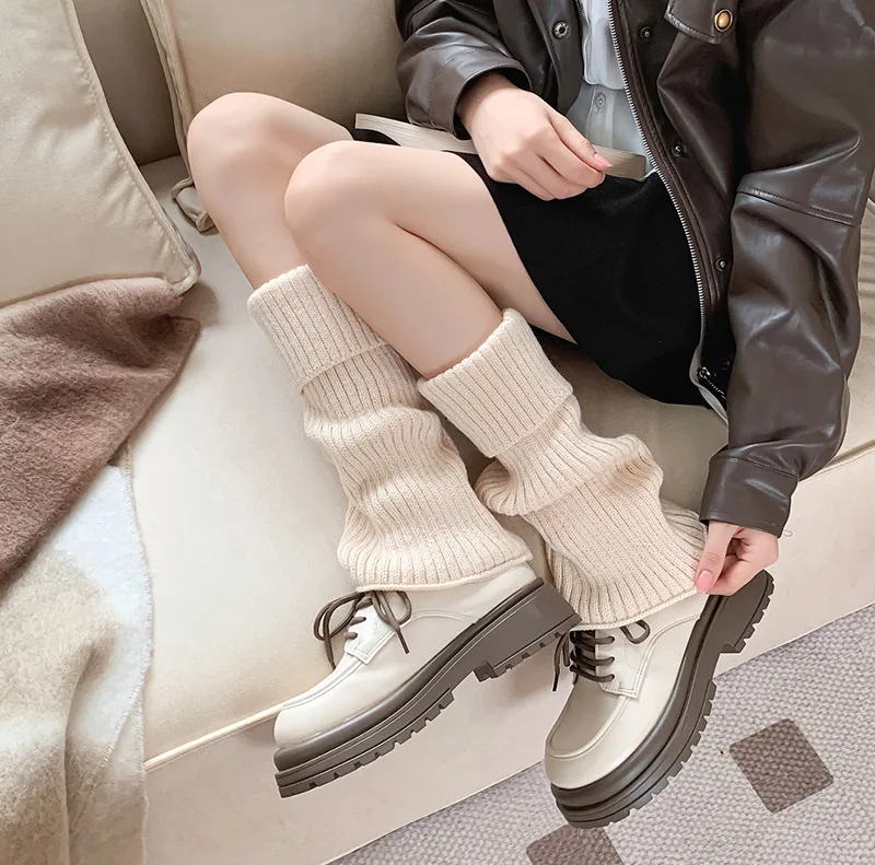 Ootddress Knitted Loose Socks For Women 2025 New Autumn Winter Warm Solid Leg Warmer Girl Korean Casual Lovely Knitwear Socks Woman 11 Ootddress Knitted Loose Socks For Women 2025 New Autumn Winter Warm Solid Leg Warmer Girl Korean Casual Lovely Knitwear Socks Woman