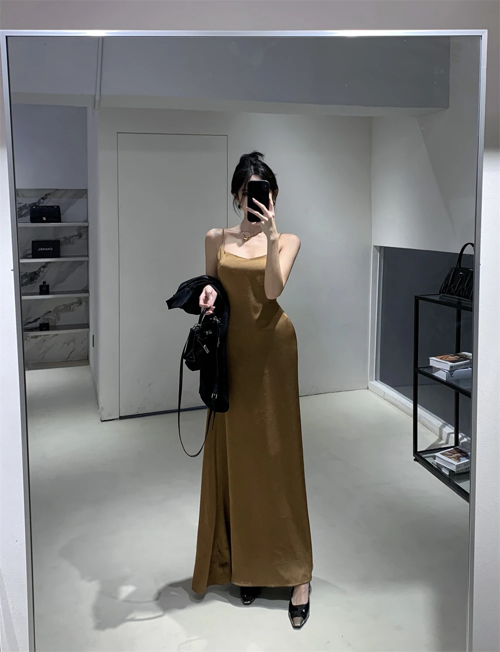 French Vintage Evening Party Dress Spaghetti Strap Long Dresses for Women Summer New Backless Slim Prom Robe Maxi Vestidos Mujer