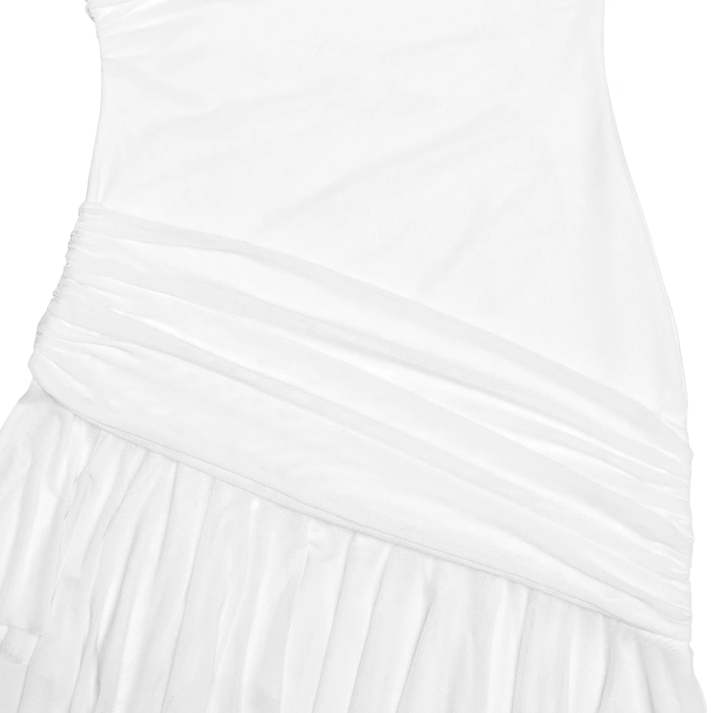 JULISSA MO Sexy Off Shoulder Mesh Women Dress Apricot Backless High Waist Dress Female Summer Slim Elegant Party Beachwear 2025
