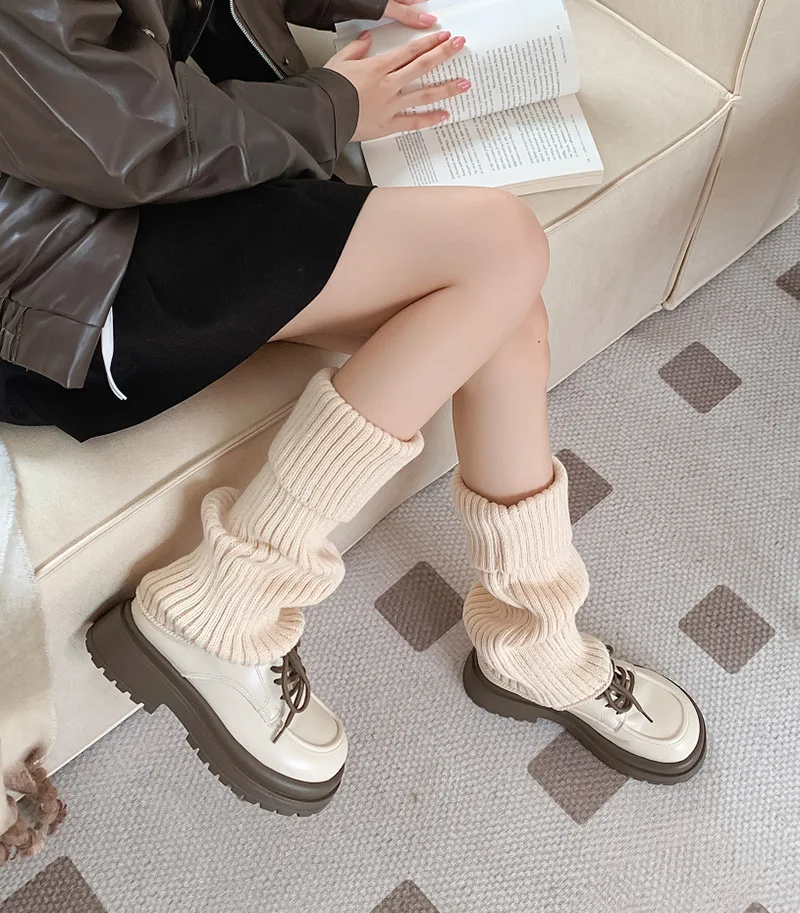 Ootddress Knitted Loose Socks For Women 2025 New Autumn Winter Warm Solid Leg Warmer Girl Korean Casual Lovely Knitwear Socks Woman 13 Ootddress Knitted Loose Socks For Women 2025 New Autumn Winter Warm Solid Leg Warmer Girl Korean Casual Lovely Knitwear Socks Woman