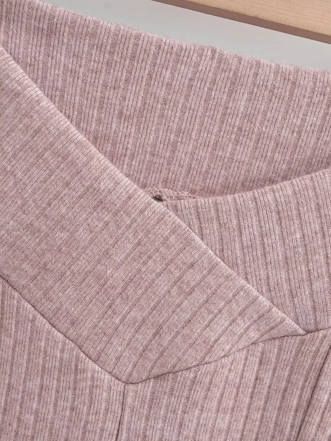 Ootddress Knit Skinny Flared Trousers Split Out Trousers For Women Cross Low Waist White Casual Streetwear Flared Pants 2025 New