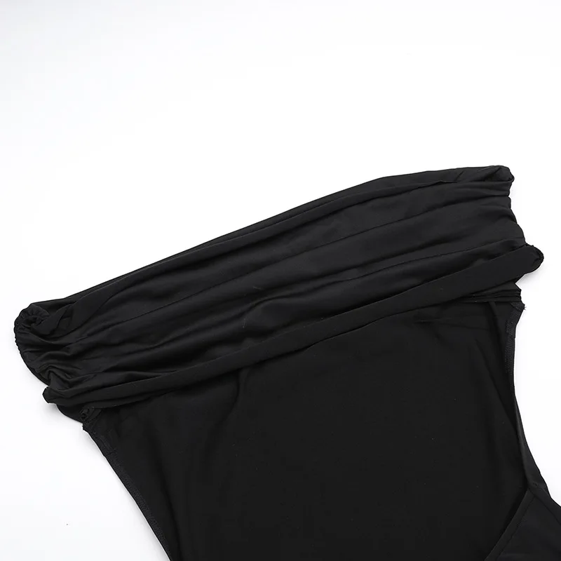 Ootddress Strapless Backless Sexy Maxi Dress For Women Black Solid Off-shoulder Sleeveless Bodycon Club Party Long Dress Elegant 12 Ootddress Strapless Backless Sexy Maxi Dress For Women Black Solid Off-shoulder Sleeveless Bodycon Club Party Long Dress Elegant