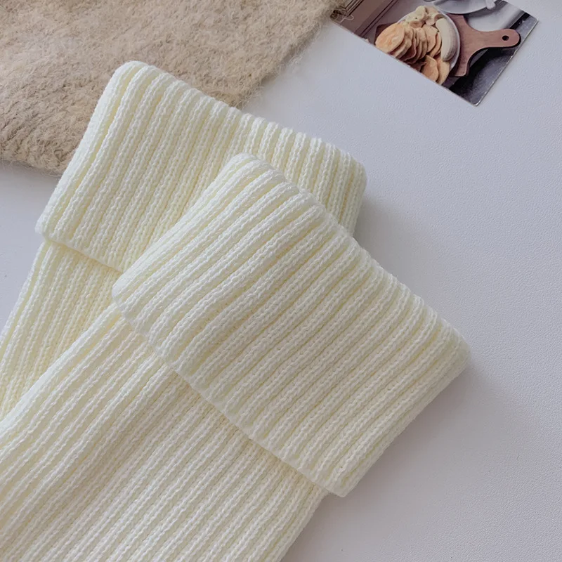 Ootddress Knitted Loose Socks For Women 2025 New Autumn Winter Warm Solid Leg Warmer Girl Korean Casual Lovely Knitwear Socks Woman 23 Ootddress Knitted Loose Socks For Women 2025 New Autumn Winter Warm Solid Leg Warmer Girl Korean Casual Lovely Knitwear Socks Woman