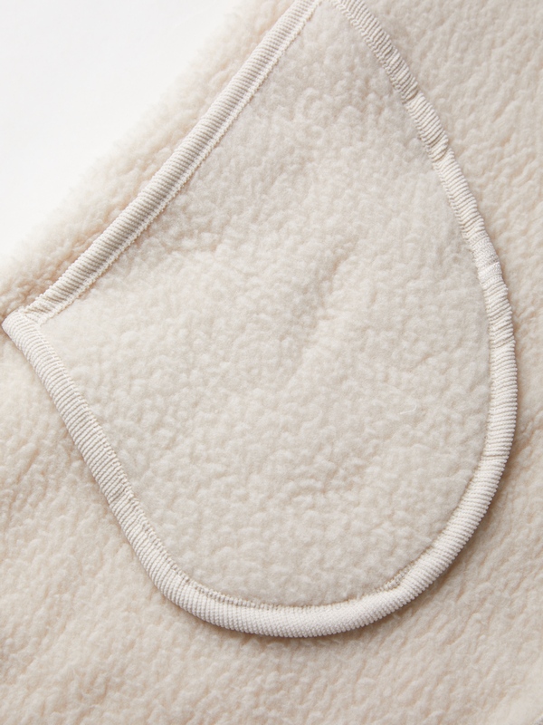 Lambswool Hooded Loose Jacket