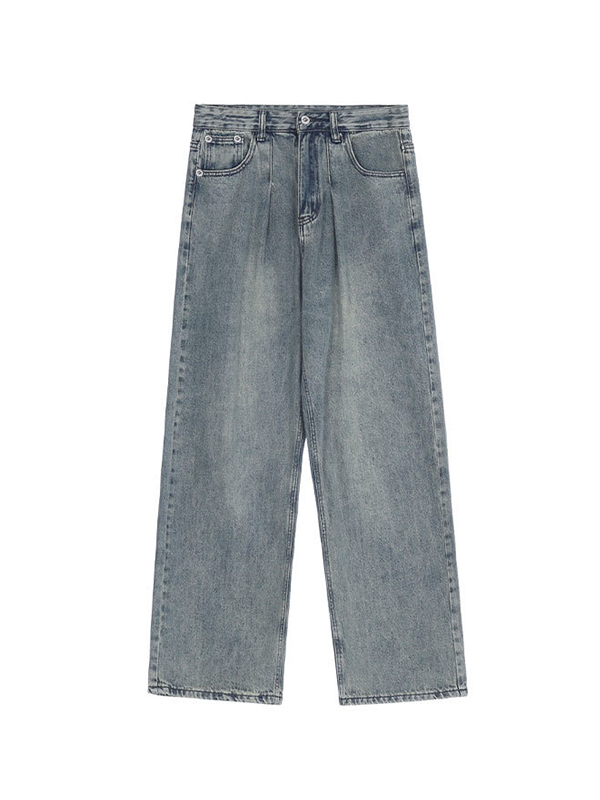 Vintage Light Wash Boyfriend Jeans