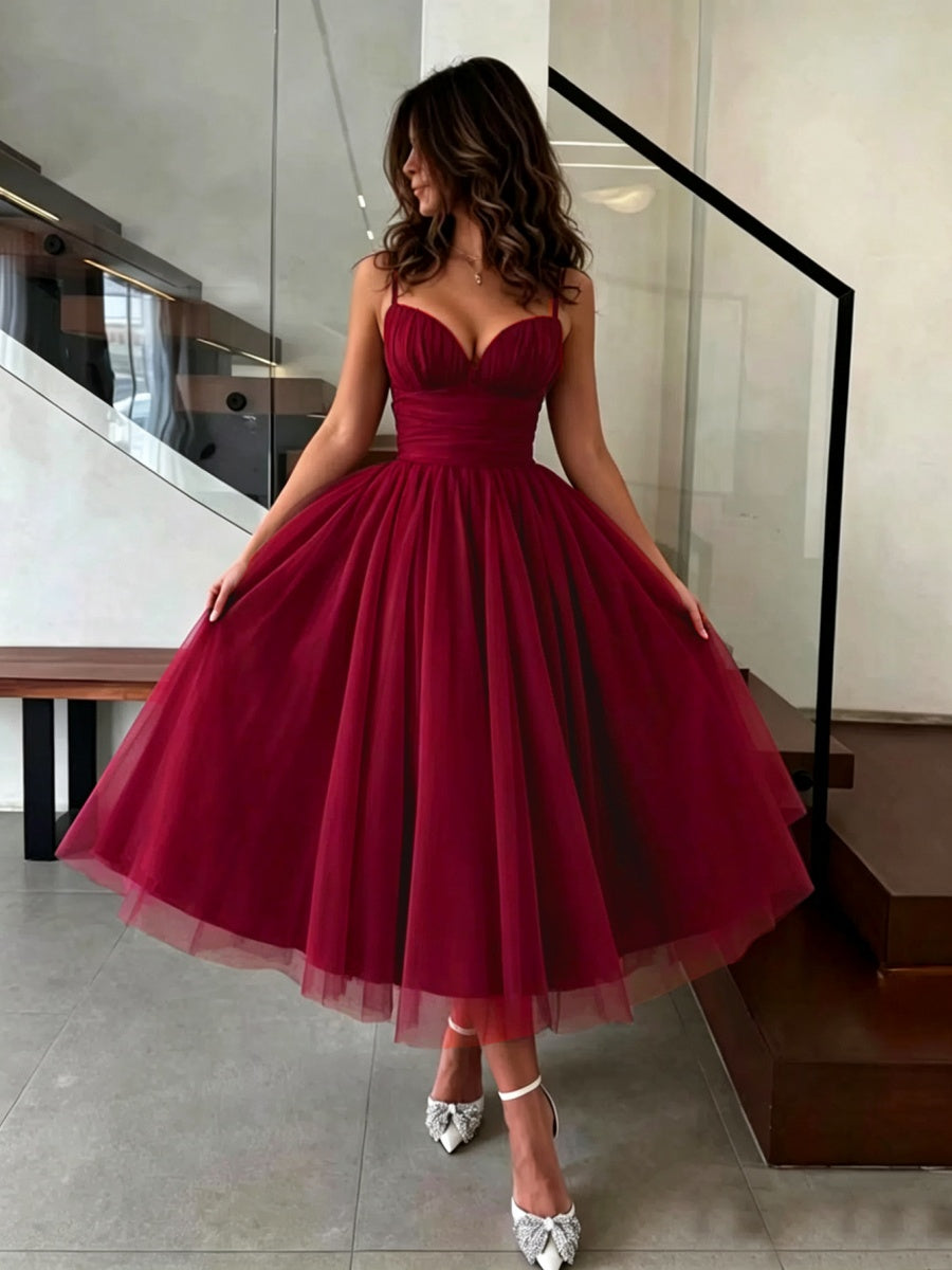 Camisoles Backless Mesh Banquet Maxi Dresses