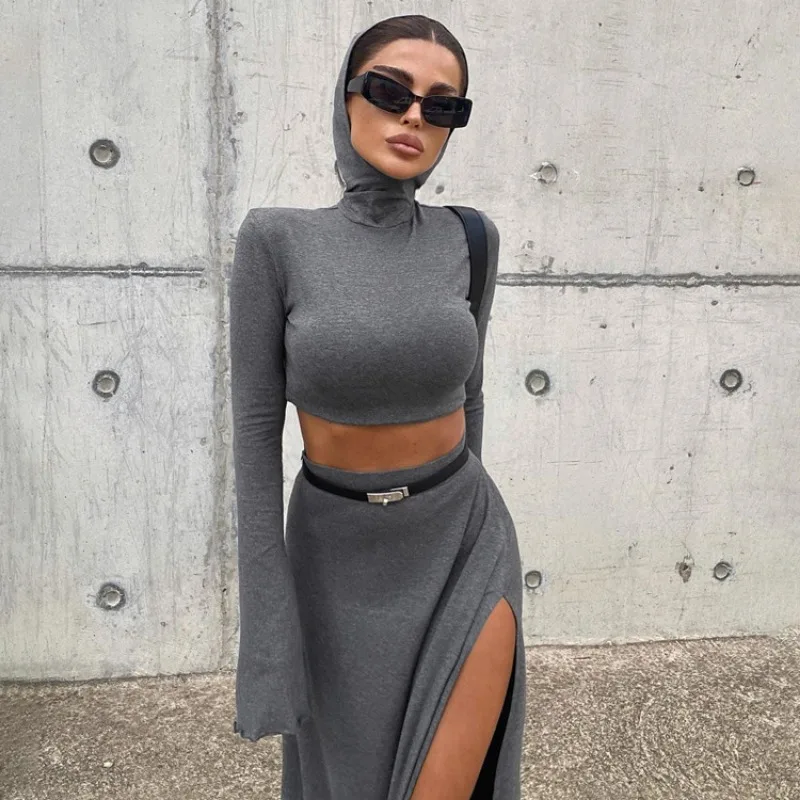 Ootddress Loose Side Slit Skirt Two Piece Sets Womens Outfits 2025 Women Dress Sets Short Long Sleeve Hoodies And Skirts Suit Femme 25 Ootddress Loose Side Slit Skirt Two Piece Sets Womens Outfits 2025 Women Dress Sets Short Long Sleeve Hoodies And Skirts Suit Femme