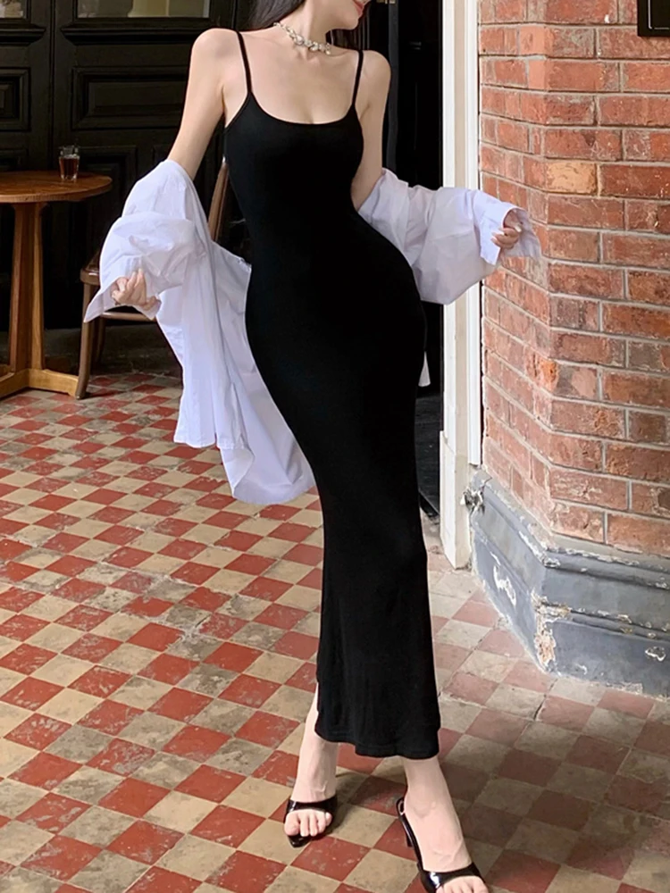 Sexy Hollow Butterfly Backless Dresses Women Y2K Summer Elegant Outfits Lady Red Maxi Dress Bodycon Birthday Party Club Sundress