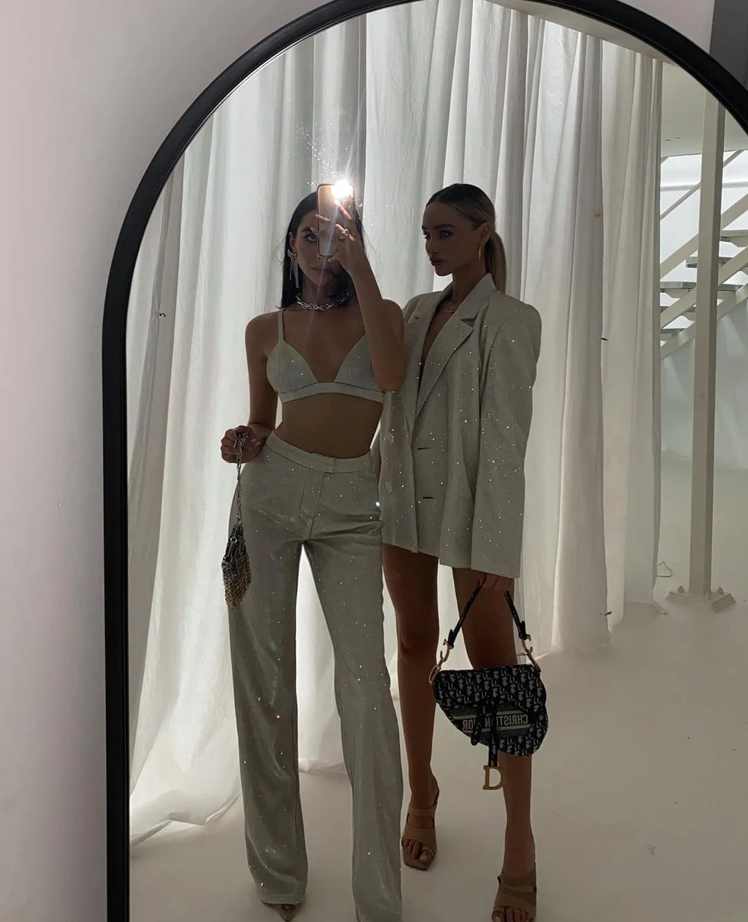 Ootddress Party Sliver Glitter Three Piece Blazer Sets For Women Fashion Clubwear Sparkly Bra And Pants 2 Piece Mathcing Set New 26 Ootddress Party Sliver Glitter Three Piece Blazer Sets For Women Fashion Clubwear Sparkly Bra And Pants 2 Piece Mathcing Set New