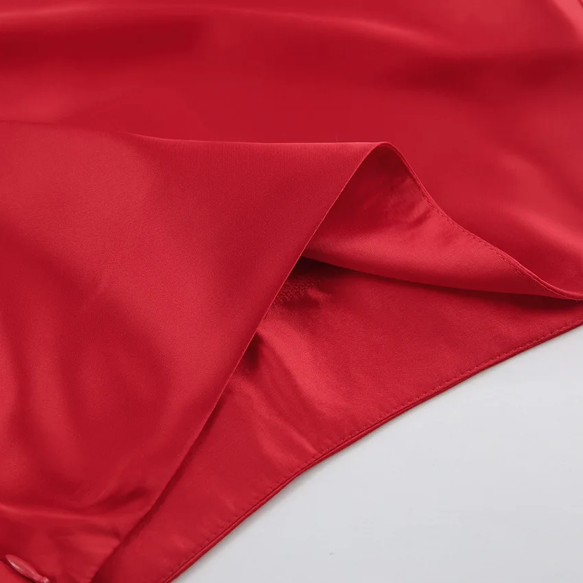 Ootddress Elegant High Waist Solid Maxi Skirt For Women Patchwork Satin Zipper Slim Ladies Party Looks Long Skirt Women's Clothes