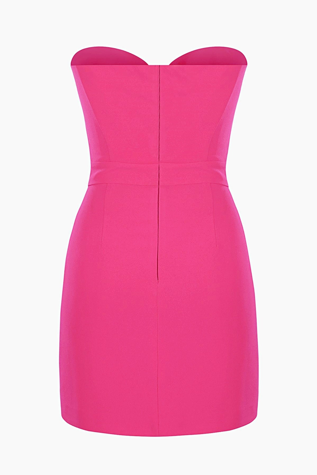 Strapless Double Bow Cutout Bodycon Mini Dress