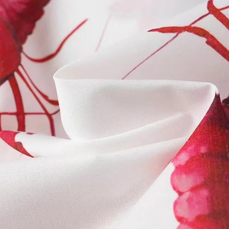 Cartoon Cray Printing Long Pants Set For Women 2025 Summer Short Sleeve Shirt High Waist Wide Leg Pant 2 Piece Sets Lady Outfits