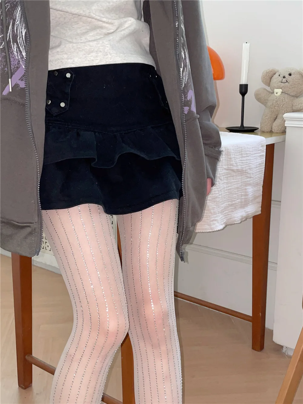 Ootddress Hot Drill Pantyhose Women Mesh Bodycon See Through Sexy Stockings Hot Girls Clubwear Women's Socks Fishnet Stockings 2025 9 Ootddress Hot Drill Pantyhose Women Mesh Bodycon See Through Sexy Stockings Hot Girls Clubwear Women's Socks Fishnet Stockings 2025
