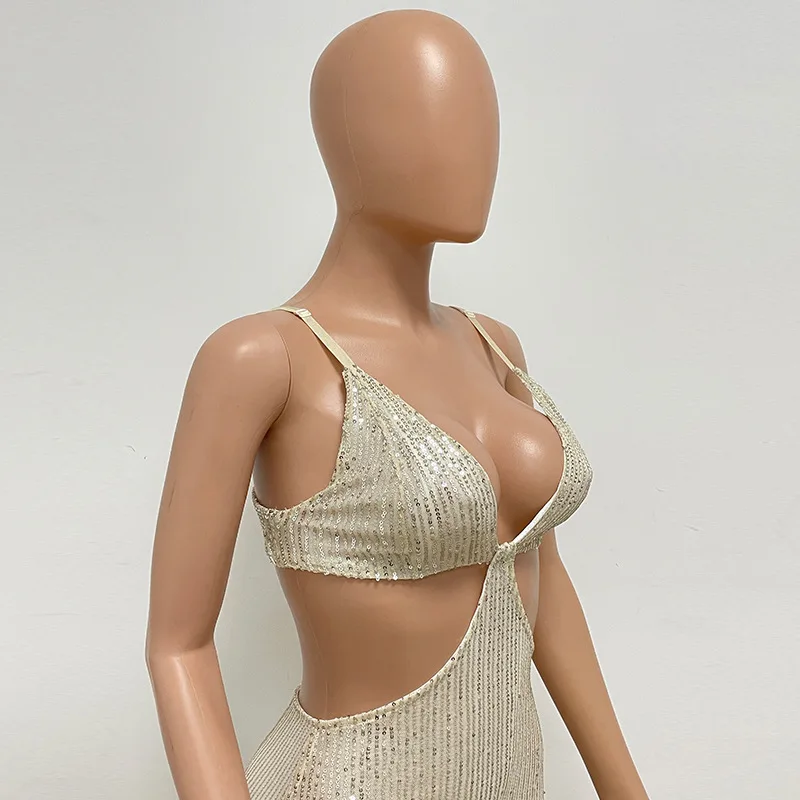 Sexy Hollow High Waist Slit Evening Dress Fashion Sequined Backless Sleeveless Elegant Party Dresses Solid Long Graduation Dress 71 Sexy Hollow High Waist Slit Evening Dress Fashion Sequined Backless Sleeveless Elegant Party Dresses Solid Long Graduation Dress