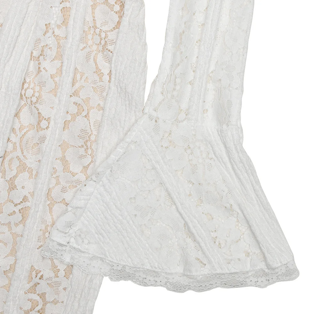 Ootddress Autumn/Winter Fashion Sexy Lace Tight Dress Women 2025 New Strapless Lace High Waist Tailored Dress Party Evening Dress