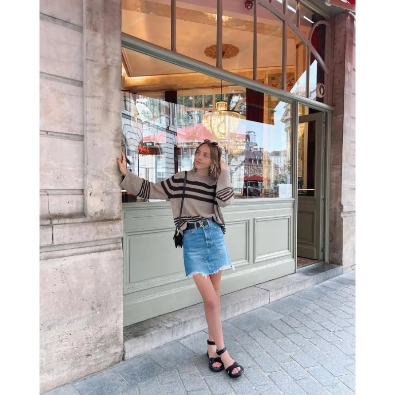 Ootddress Striped Casual Knitwear Top Female Loose Autumn 2025 High Waist Contrast Knit Sweater Slim Patchwork Streetwear Pullover 28 Ootddress Striped Casual Knitwear Top Female Loose Autumn 2025 High Waist Contrast Knit Sweater Slim Patchwork Streetwear Pullover