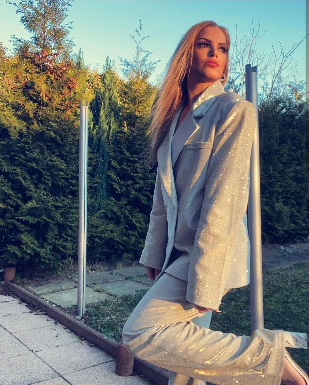 Ootddress Party Sliver Glitter Three Piece Blazer Sets For Women Fashion Clubwear Sparkly Bra And Pants 2 Piece Mathcing Set New 32 Ootddress Party Sliver Glitter Three Piece Blazer Sets For Women Fashion Clubwear Sparkly Bra And Pants 2 Piece Mathcing Set New