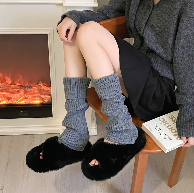Ootddress Knitted Loose Socks For Women 2025 New Autumn Winter Warm Solid Leg Warmer Girl Korean Casual Lovely Knitwear Socks Woman 19 Ootddress Knitted Loose Socks For Women 2025 New Autumn Winter Warm Solid Leg Warmer Girl Korean Casual Lovely Knitwear Socks Woman